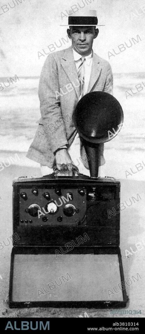 Armstrong with a radio receiver of his own design. Edwin Howard Armstrong (December 18, 1890 - January 31, 1954) was an American electrical engineer and inventor, best known for developing FM (frequency modulation) radio. He held 42 patents and received numerous awards, including the first Medal of Honor awarded by the Institute of Radio Engineers, the French Legion of Honor, the 1941 Franklin Medal and the 1942 Edison Medal. He was inducted into the National Inventors Hall of Fame and included in the International Telecommunication Union's roster of great inventors. In 1954, bitter and overtaxed by years of litigation and mounting financial problems, Armstrong removed the air conditioner from a window in his apartment on the 13th floor of River House in NYC, and jumped to his death. His body - fully clothed, with a hat, overcoat and gloves - was found in the morning on a third-floor balcony by a River House employee. He was 63 years old.