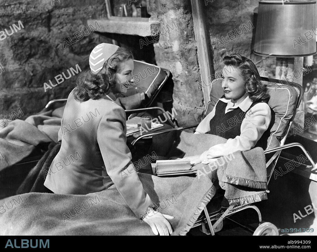 BARBARA STANWYCK and JOAN LORRING in THE OTHER LOVE, 1947, directed by ANDRE DE TOTH. Copyright UNITED ARTISTS.
