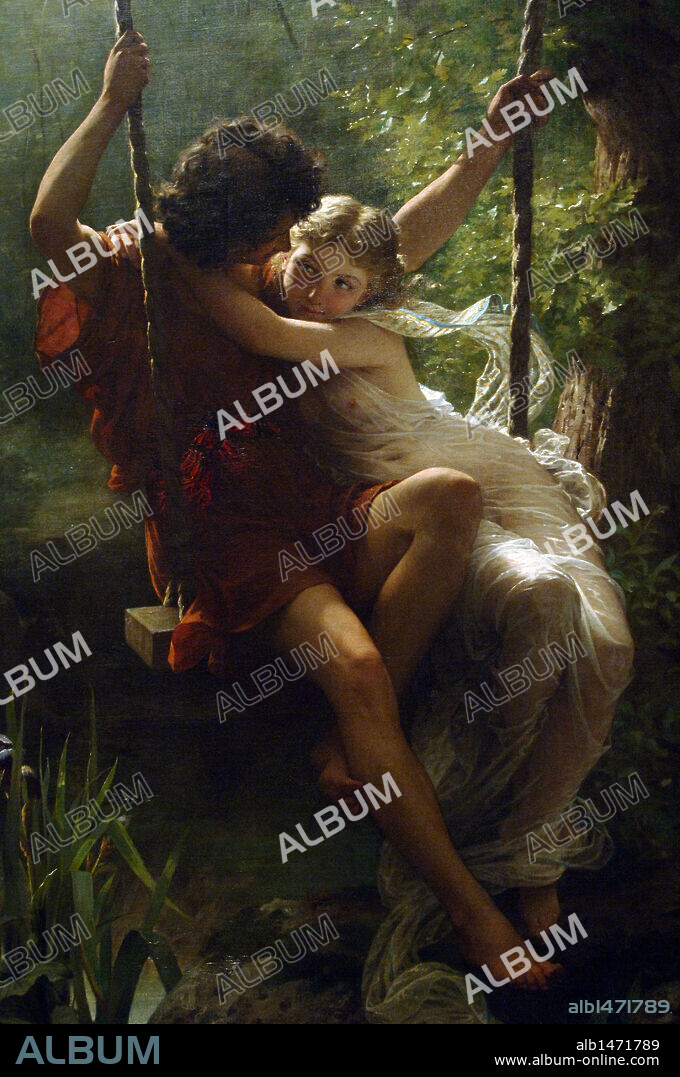 ARTE S. XIX. FRANCIA. PIERRE AUGUSTE COT (1837-1883). Pintor francés. 'PRIMAVERA' (1873). Museo Metropolitano. Nueva York. Estados Unidos.