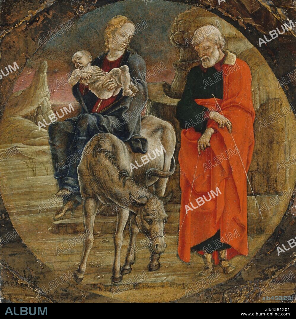 COSME TURA. The Flight into Egypt, 1470s.