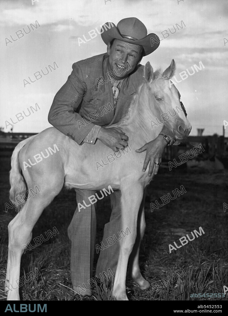 Horses - Movie - Easter -- son of Trigger, Roy Rogers horse. May 05, 1952.