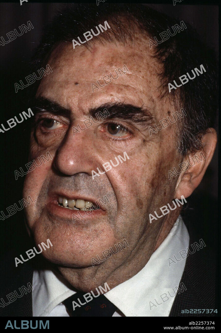 LUJAN , NESTOR. ESCRITOR ESPAÑOL . MATARO 1922 - 1995 . FOTO RETRATO 1980.