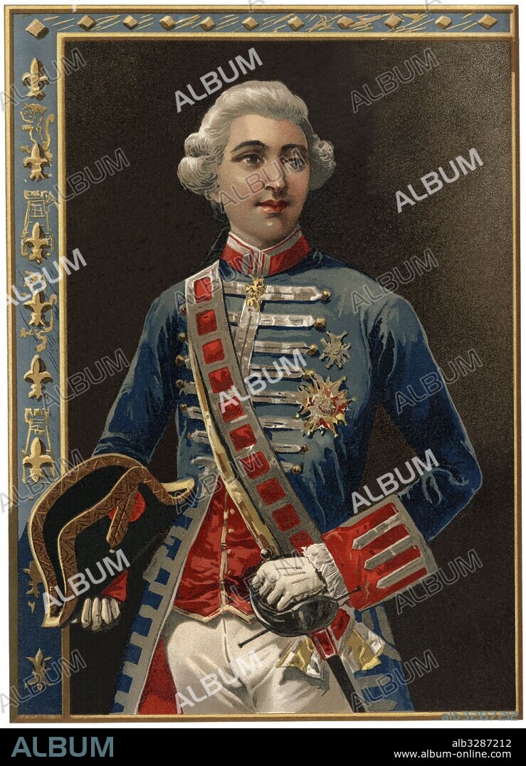 Manuel Godoy y Álvarez de Faria Ríos Zarosi (1767-1851), gentilhombre y político español, valido y primer ministro de Carlos IV. Grabado de 1896.