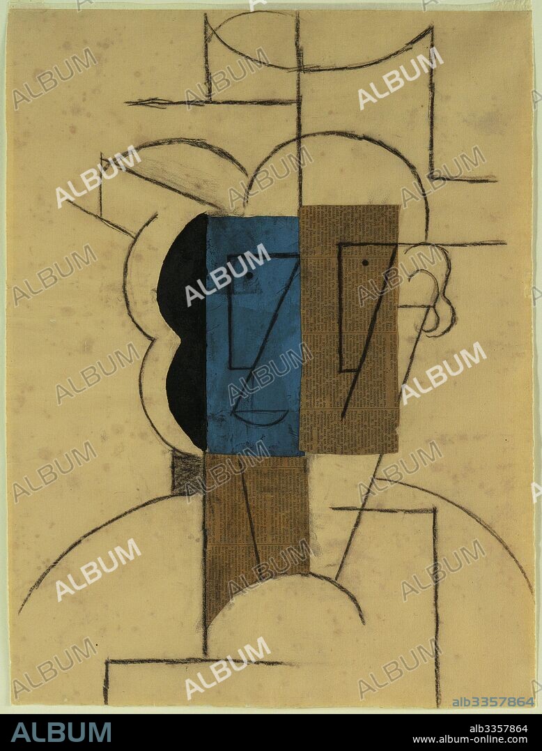 PABLO PICASSO. Man with a Hat.