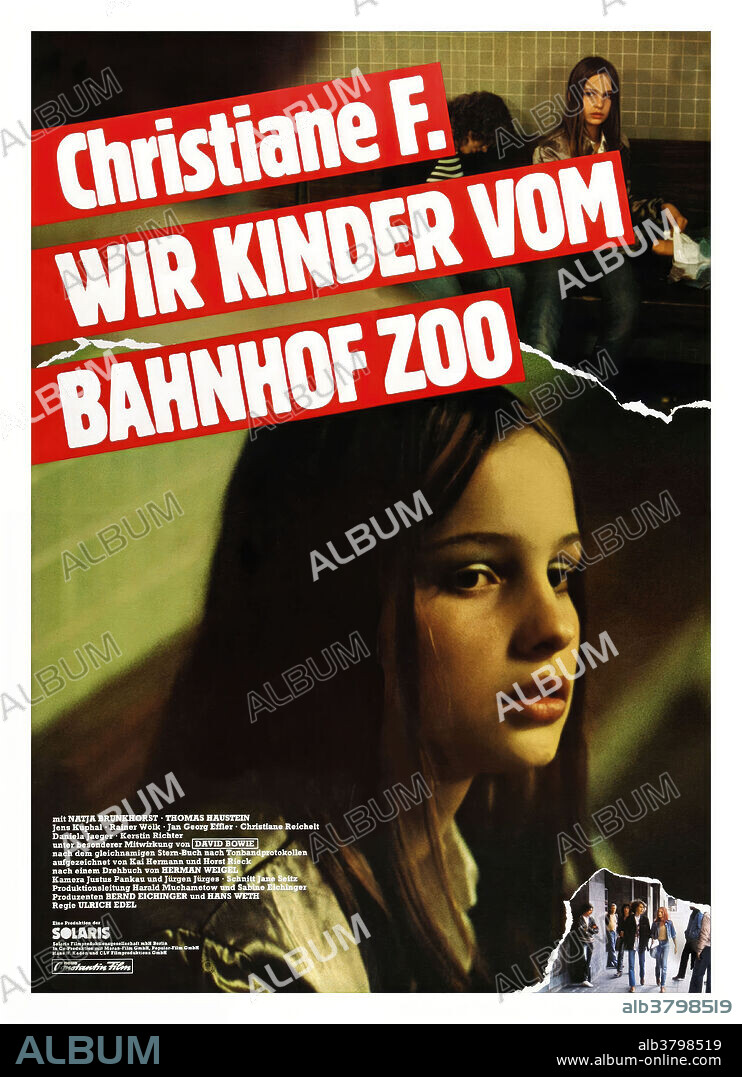 NATJA BRUNCKHORST en YO, CRISTINA F, 1981 (CHRISTIANE F.-WIR KINDER VOM BAHNHOF ZOO), dirigida por ULI EDEL. Copyright MARAN/POPULAR/HANS H KADEN/TCF.
