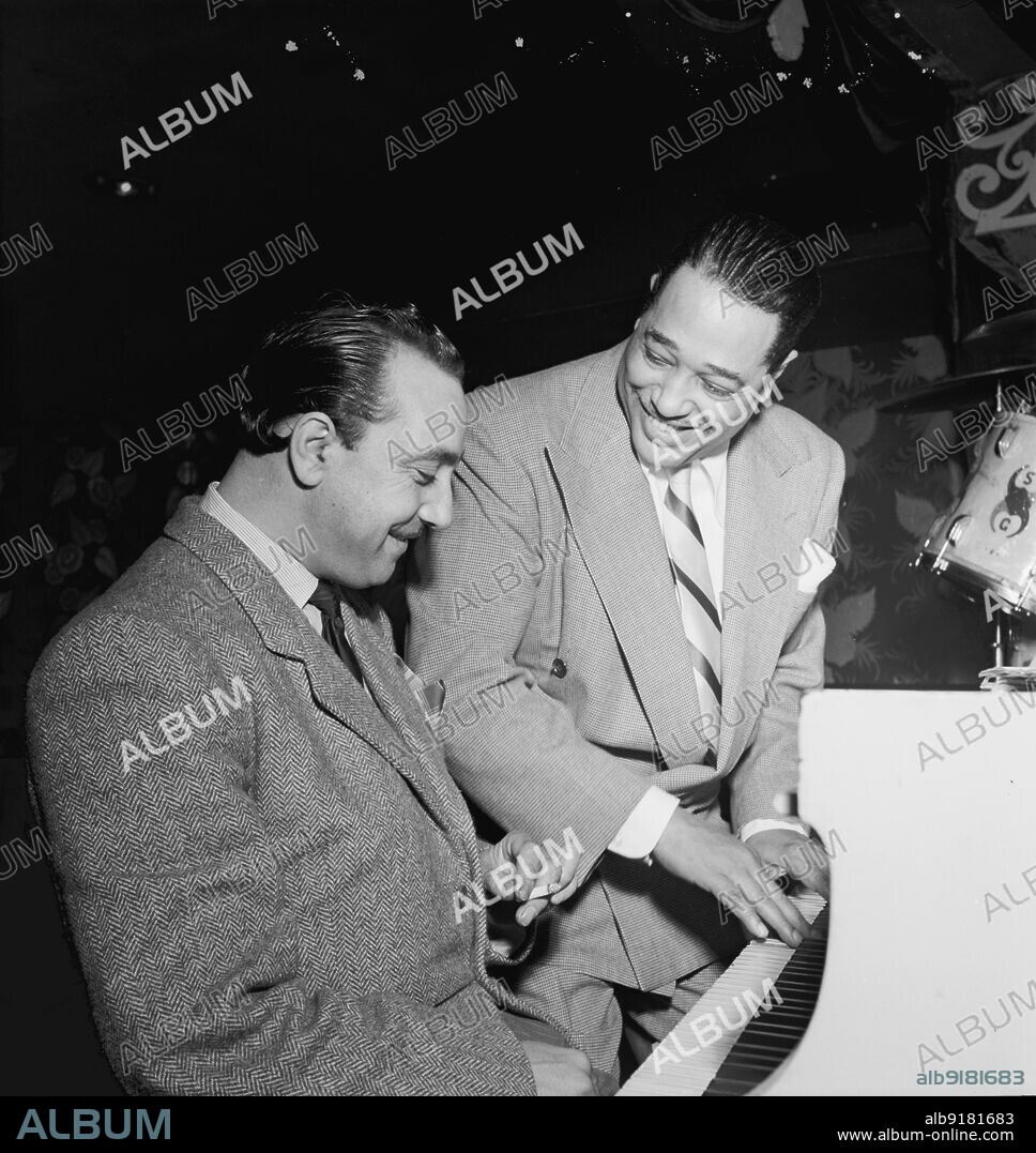 WILLIAM PAUL GOTTLIEB. Portrait of Django Reinhardt and Duke Ellington, Aquarium, New York, N.Y., ca. Nov. 1946.