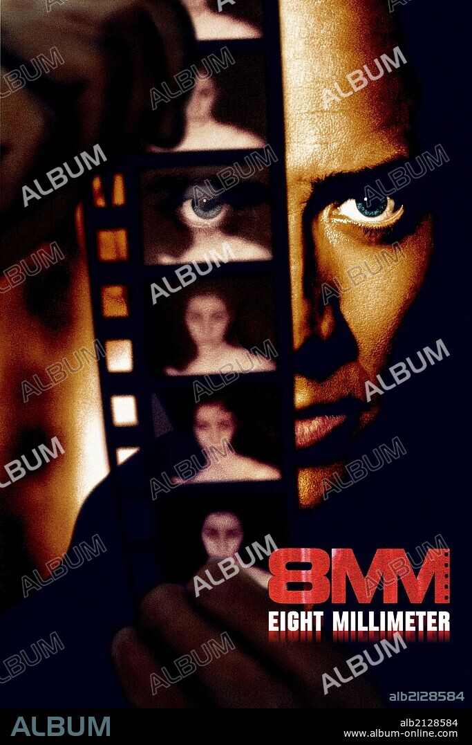 Poster of EIGHT MILLIMETER, 1999 (8MM), directed by JOEL SCHUMACHER. Copyright COLUMBIA PICTURES.