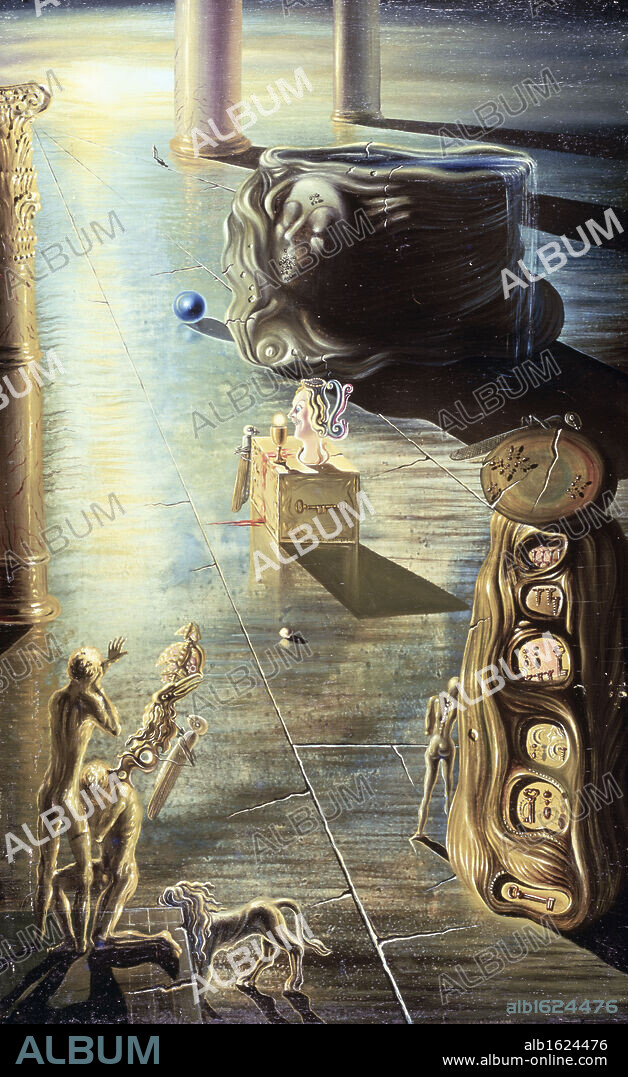 SALVADOR DALÍ. Font by Salvador Dali, 1904-1989, USA, Florida, St. Petersburg, Salvador Dali Museum.