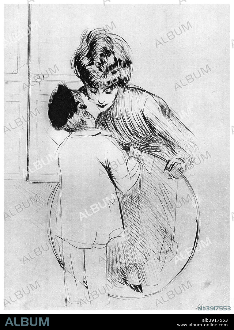 'Jean Helleu', c1880-1920 (1924). A print from A History of French Etching from the 16th Century to the Present Day, by F L Leipnik, John Lane the Bodley Head Limited, London, 1924.