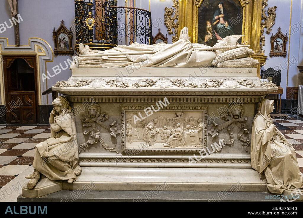 sepulcro del cardenal Silíceo, Real Colegio de Doncellas Nobles, Toledo, Castilla-La Mancha, Spain.