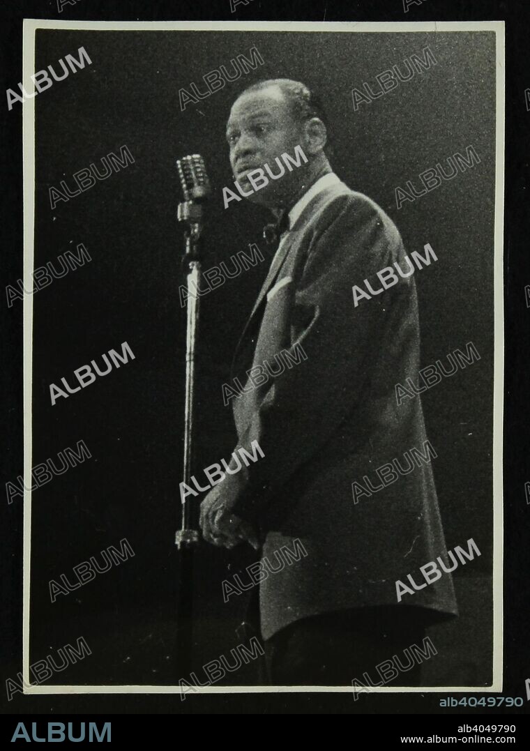 American pianist and bandleader Earl 'Fatha' Hines, 1950s.
