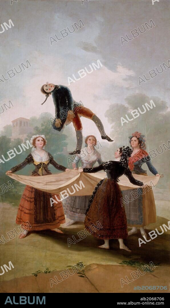 Francisco de Goya y Lucientes / 'The Straw Manikin', 1791-1792, Spanish School, Oil on canvas, 267 cm x 160 cm, P00802.