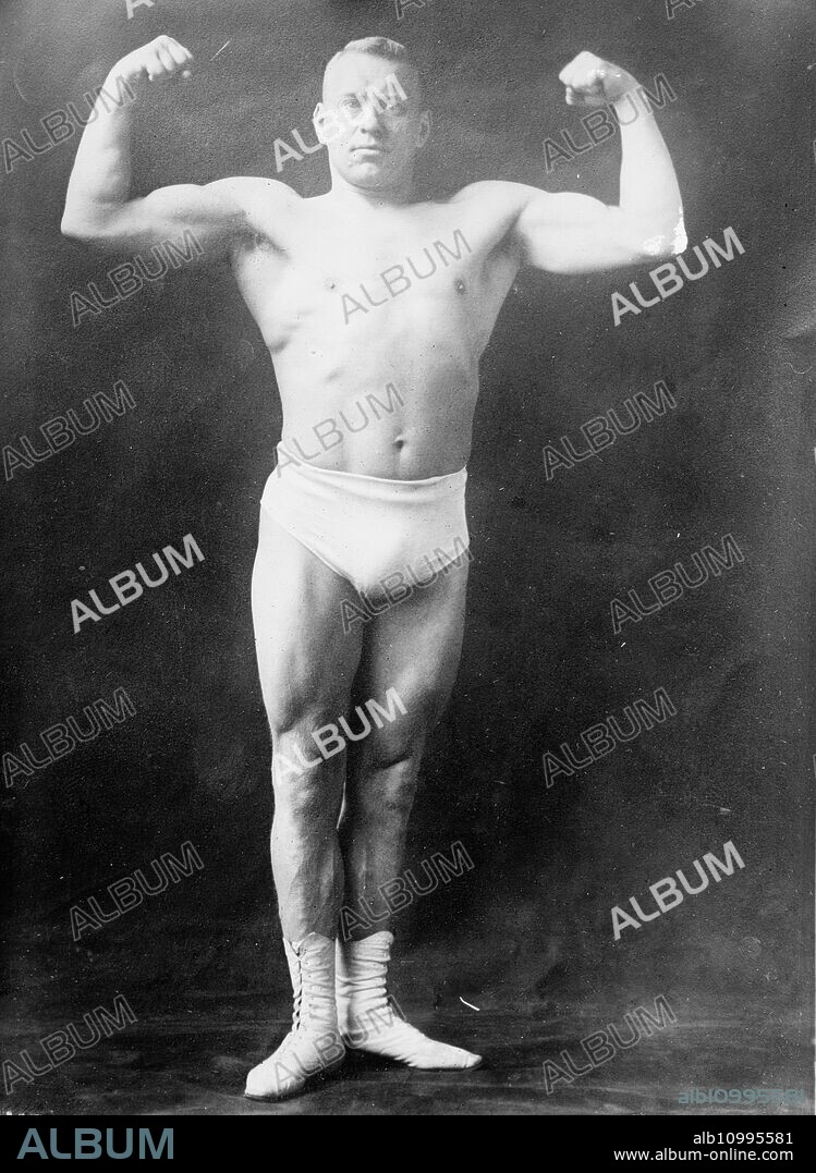 BAIN NEWS SERVICE. Geo. Lurich, between c1910 and c1915. Shows Georg Lurich (1876-1920), an Estonian Greco-Roman wrestler and strongman of the early 20th century.