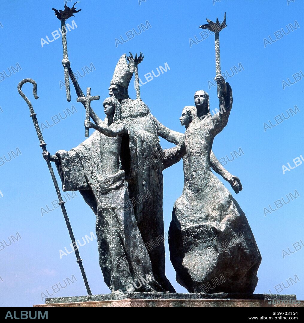 Puerto Rico. San Juan. "La Rogativa" monument.