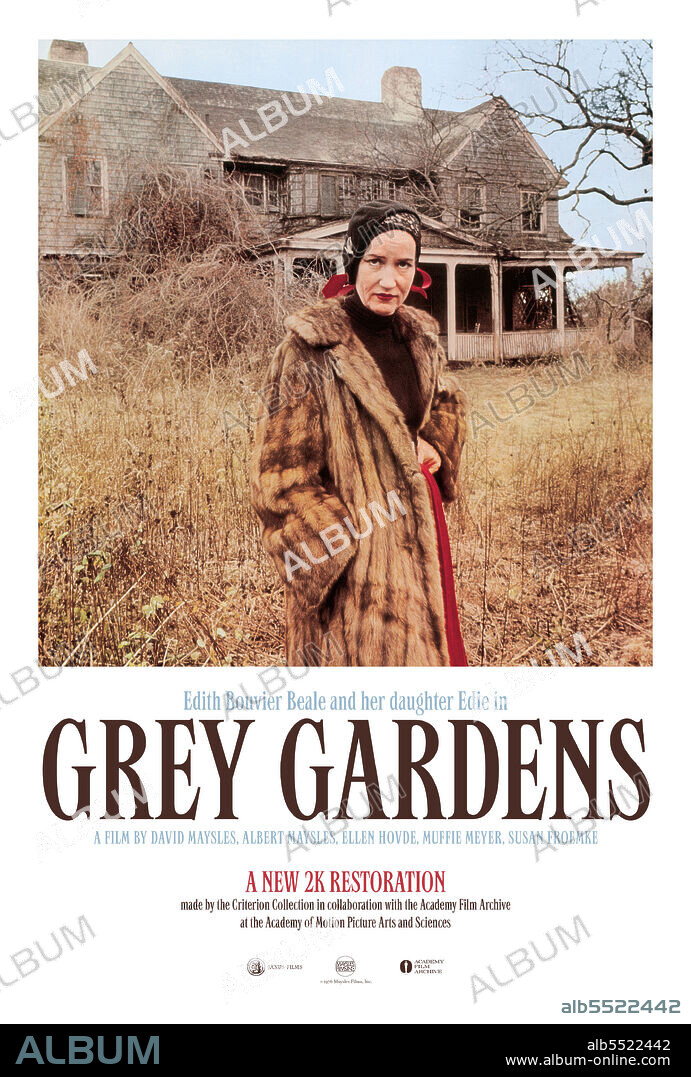 Poster de GREY GARDENS, 1975, dirigida por ALBERT MAYSLES y DAVID MAYSLES. Copyright PORTRAIT FILMS.