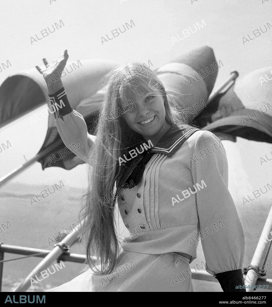 CANNES 1969-05-15 . Skådespelerskan Marie de Geer gjorde sin enda filmroll som disponentdottern Anna, i Bo Widebergs "Ådalen 31". Filmen fick även juryns särskilda pris på Cannes filmfestival.. Foto: TT Historical / kod 1900.
