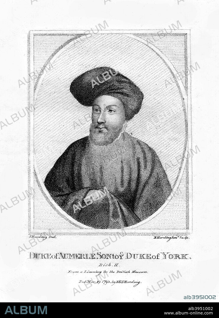 Edward of Norwich, (1793). Edward of Norwich, 2nd Duke of York and 1st Duke of Aumale (1373-1415) died at the Battle of Agincourt. Edward was the major English casualty in that battle. Trampled in the fray, he died of suffocation beneath a pile of men and horses.