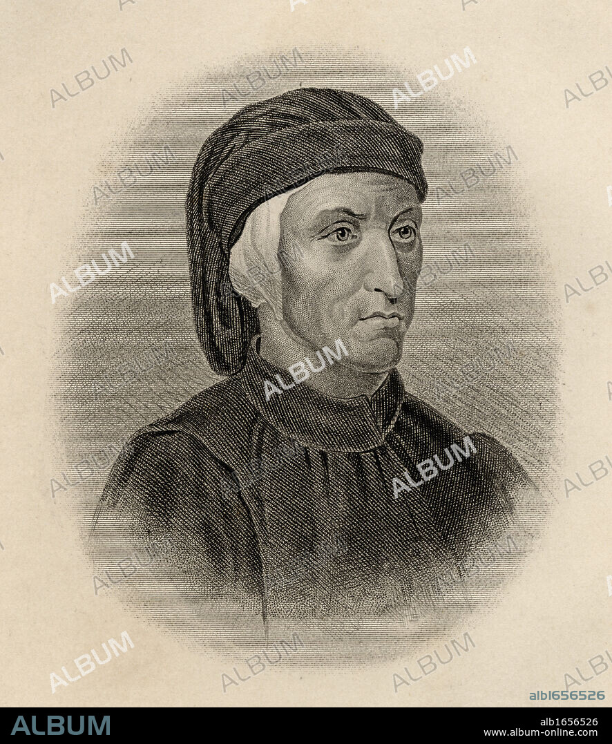 Dante Alighieri 1265-1321, Italian poet From the book "The Vision or Hell, Purgatory and Paradise" of Dante Alighieri. Translated by The Rev.Henry Francis Cary. Published 1844.