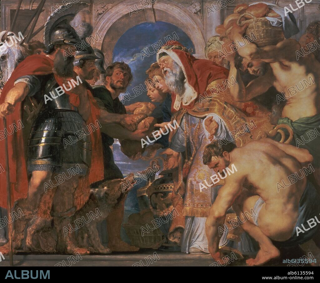 PETER PAUL RUBENS. Abraham and Melchizedek - 1615/18 - 204x250 cm - oil on panel.