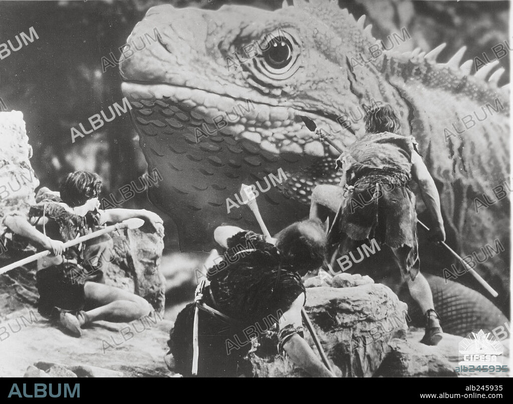 HACE UN MILLÓN DE AÑOS, 1940 (ONE MILLION B. C.), dirigida por HAL ROACH. Copyright UNITED ARTISTS.