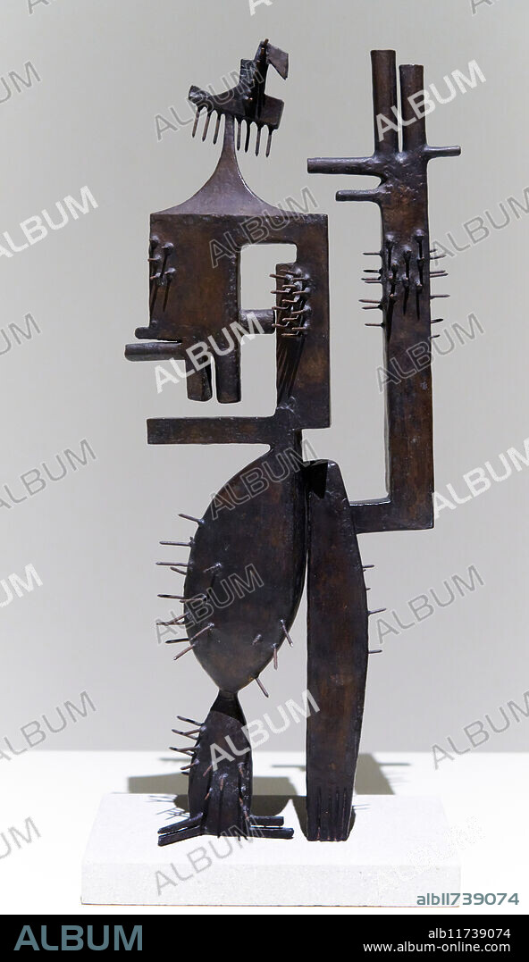 Cactus Man I, 1939, Juli González (Barcelona, 1876 - Arcueil, 1942), MNAC, Museu Nacional D'Art de Catalunya, Barcelona, Spain.