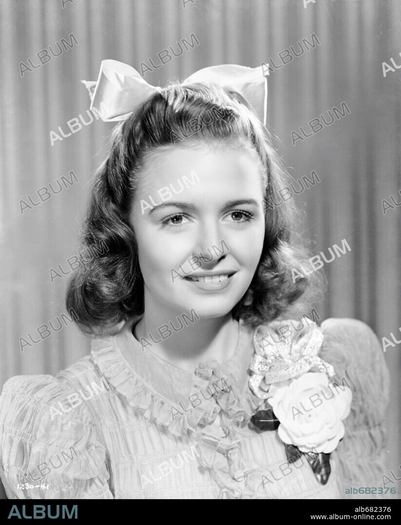 DONNA REED in THE COURTSHIP OF ANDY HARDY, 1942, directed by GEORGE B. SEITZ. Copyright M.G.M.