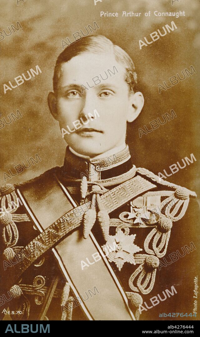 LAFAYETTE. 'Prince Arthur of Connaught', c1908, (1911). Portrait of Prince Arthur of Connaught (1883-1938), grandson of Queen Victoria, who served as Governor-General of the Union of South Africa from 1920 to 1924. Postcard stamped in May 1911.