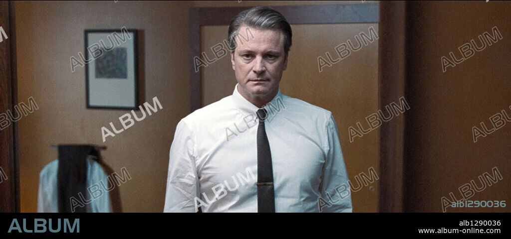 COLIN FIRTH en HOMBRE SOLTERO, UN [A SINGLE MAN], 2009 (A SINGLE MAN), dirigida por TOM FORD. Copyright ARTINA FILMS/DEPTH OF FIELD/FADE TO BLACK PRODUCTIONS.
