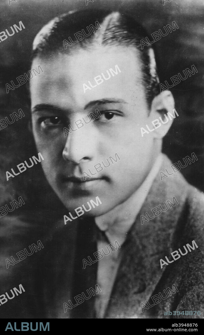 Rudolph Valentino (1895-1926), Italian actor, c1920s.