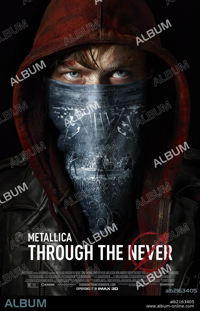 Poster of METALLICA THROUGH THE NEVER, 2013, directed by NIMROD ANTAL. Copyright PICTUREHOUSE ENTERTAINMENT.
