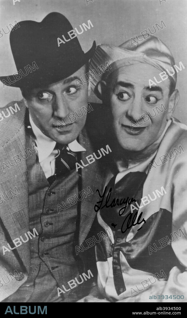 Bud Flanagan (1896-1968) and Chesney Allen (1893-1982), British singing and comedy double act, c1930s.
