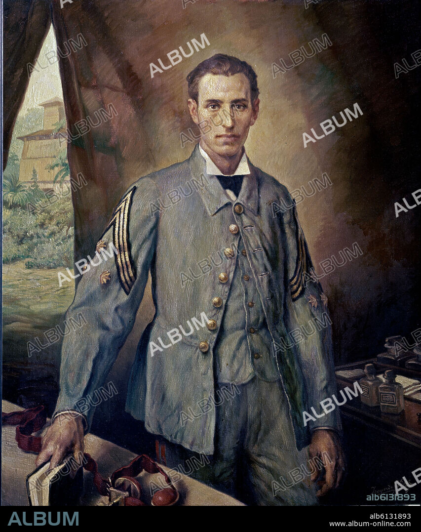 IZQUIERDO VIVAS. SANTIAGO RAMON Y CAJAL- CAPITAN MEDICO EN CUBA EN EL AÑO 1874 - GUERRA DE LOS DIEZ AÑOS.