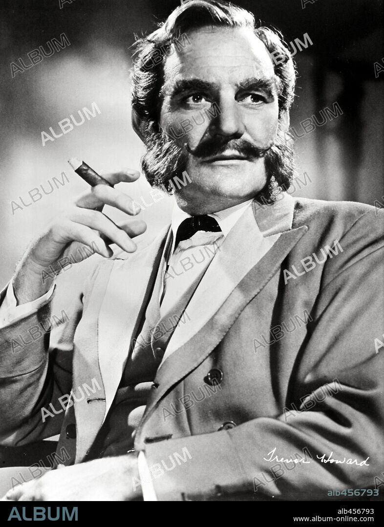 TREVOR HOWARD in AROUND THE WORLD IN EIGHTY DAYS, 1956, directed by MICHAEL ANDERSON. Copyright UNITED ARTISTS.