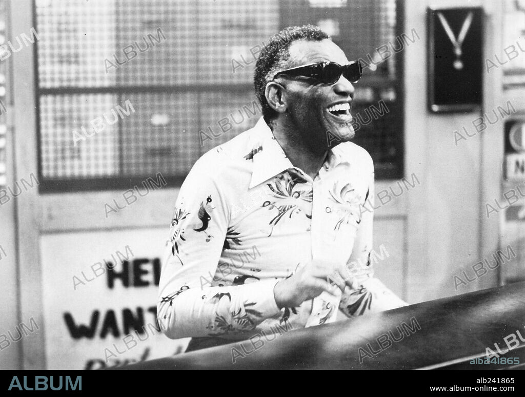 RAY CHARLES in THE BLUES BROTHERS, 1980, directed by JOHN LANDIS. Copyright UNIVERSAL PICTURES.