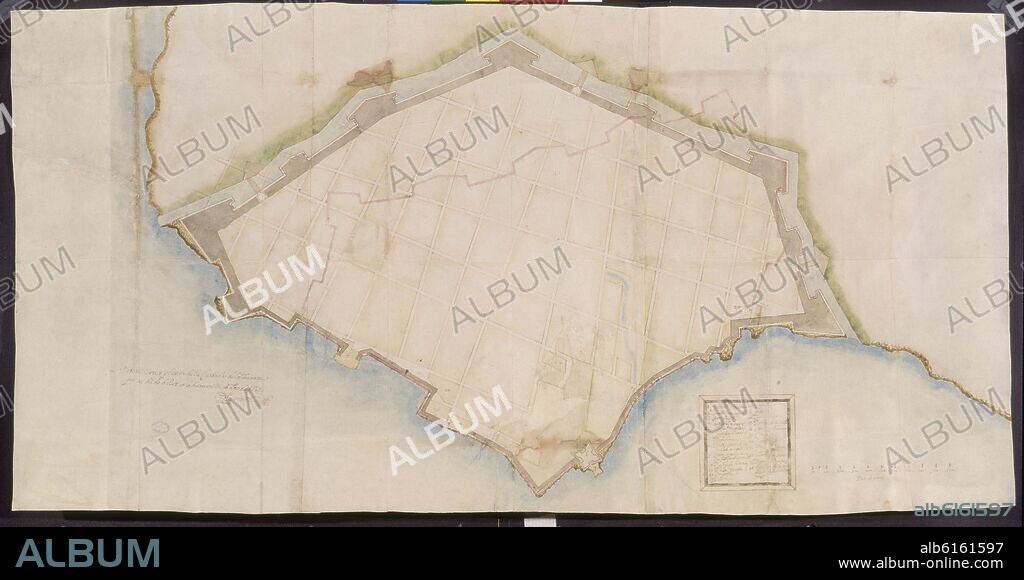 PLANO DE LA HABANA EN 1603.