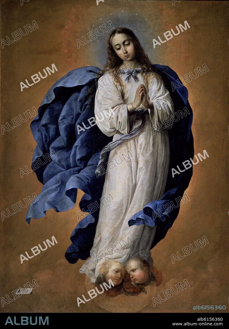 FRANCISCO DE ZURBARAN. INMACULADA CONCEPCION - 1661 - BARROCO ESPAÑOL.