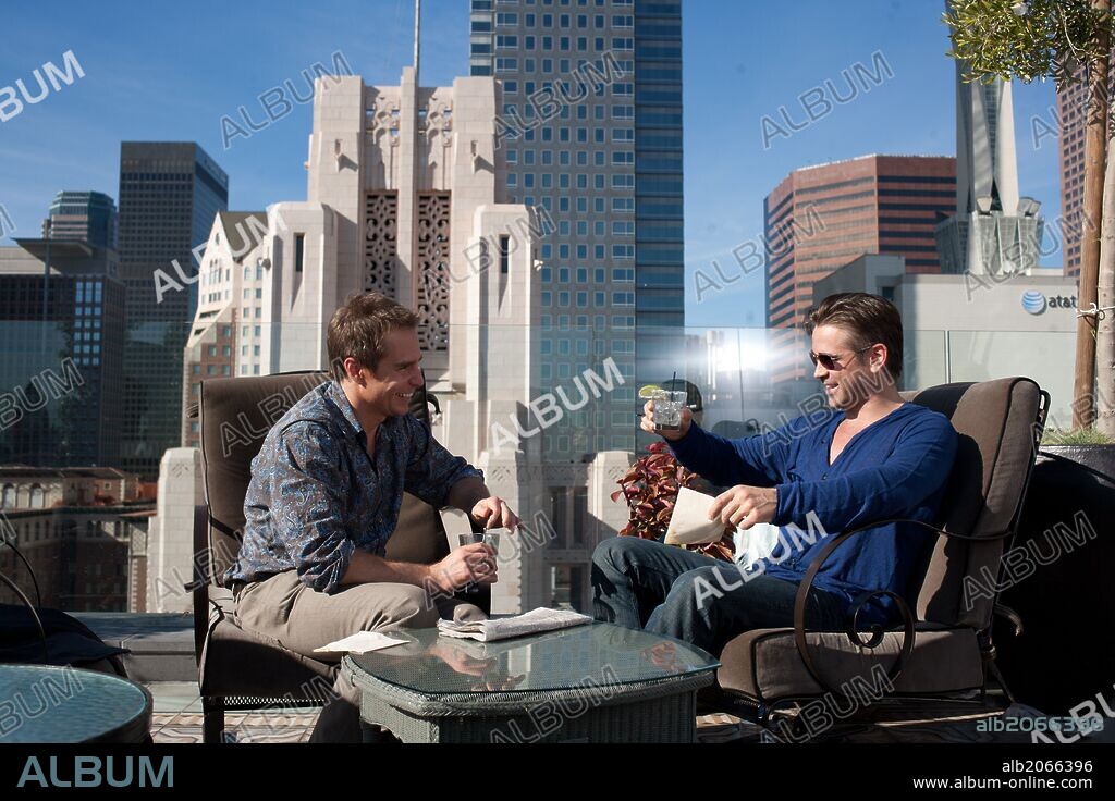 COLIN FARRELL y SAM ROCKWELL en SIETE PSICOPATAS, 2012 (SEVEN PSYCHOPATHS), dirigida por MARTIN MCDONAGH. Copyright BLUEPRINT PICTURES.