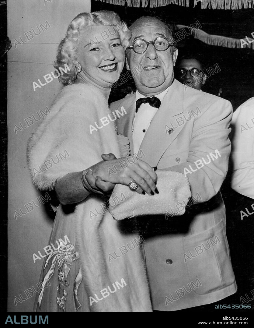 Ed Wynn & Wife. January 15, 1953.