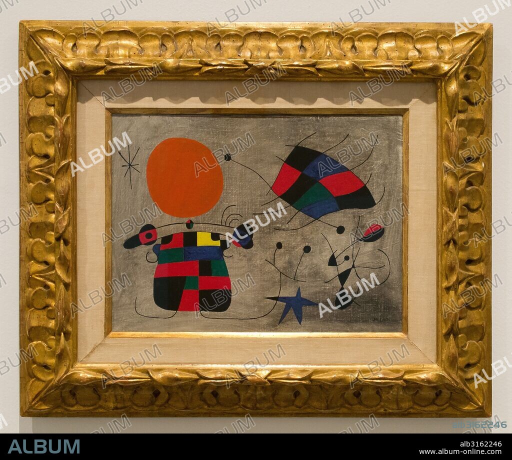 JOAN MIRÓ. LA SONRISA DE ALAS FLAMEANTES (1953) JOAN MIRO, M. REINA SOFIA.