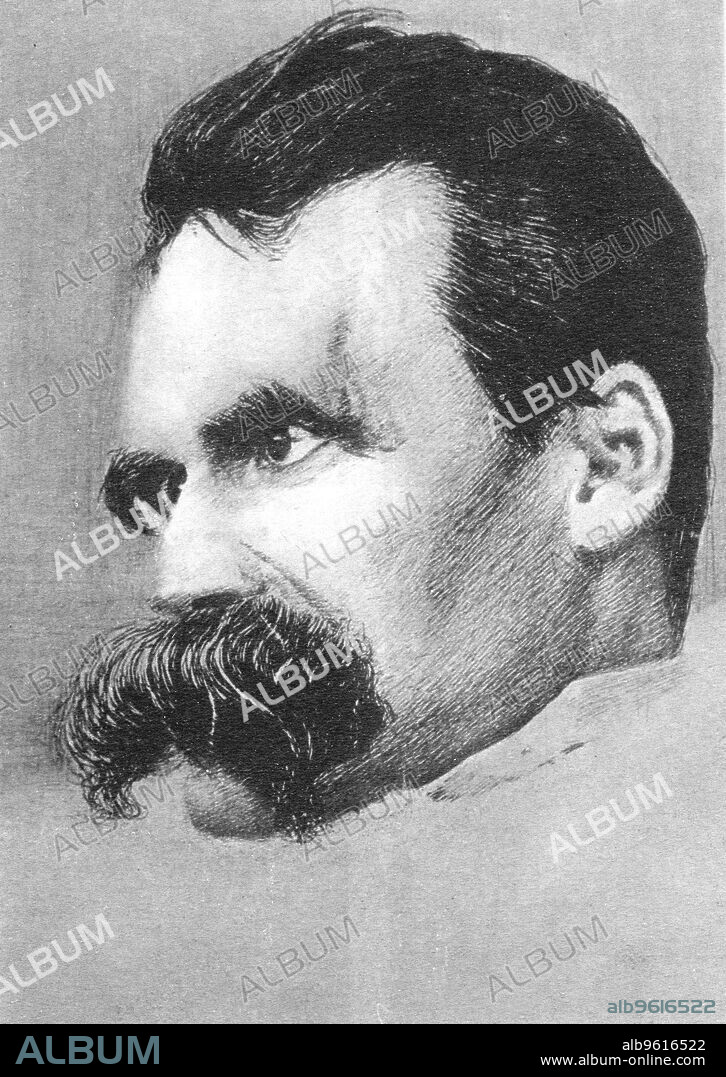 HANS OLDE. Friedrich Wilhelm Nietzsche (1840-1900), German philospher and writer.