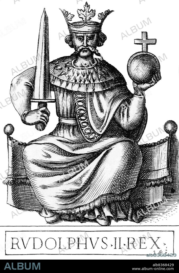 Rudolf I (1218-1291), also known as Rudolf of Habsburg, was the son of Count Albert IV of Habsburg, and became count after his father's death in 1239. His godfather was Emperor Frederick II, to whom he paid frequent court visits. Rudolf ended the Great Interregnum that had engulfed the Holy Roman Empire after the death of Frederick when he was elected as King of Germany in 1273.