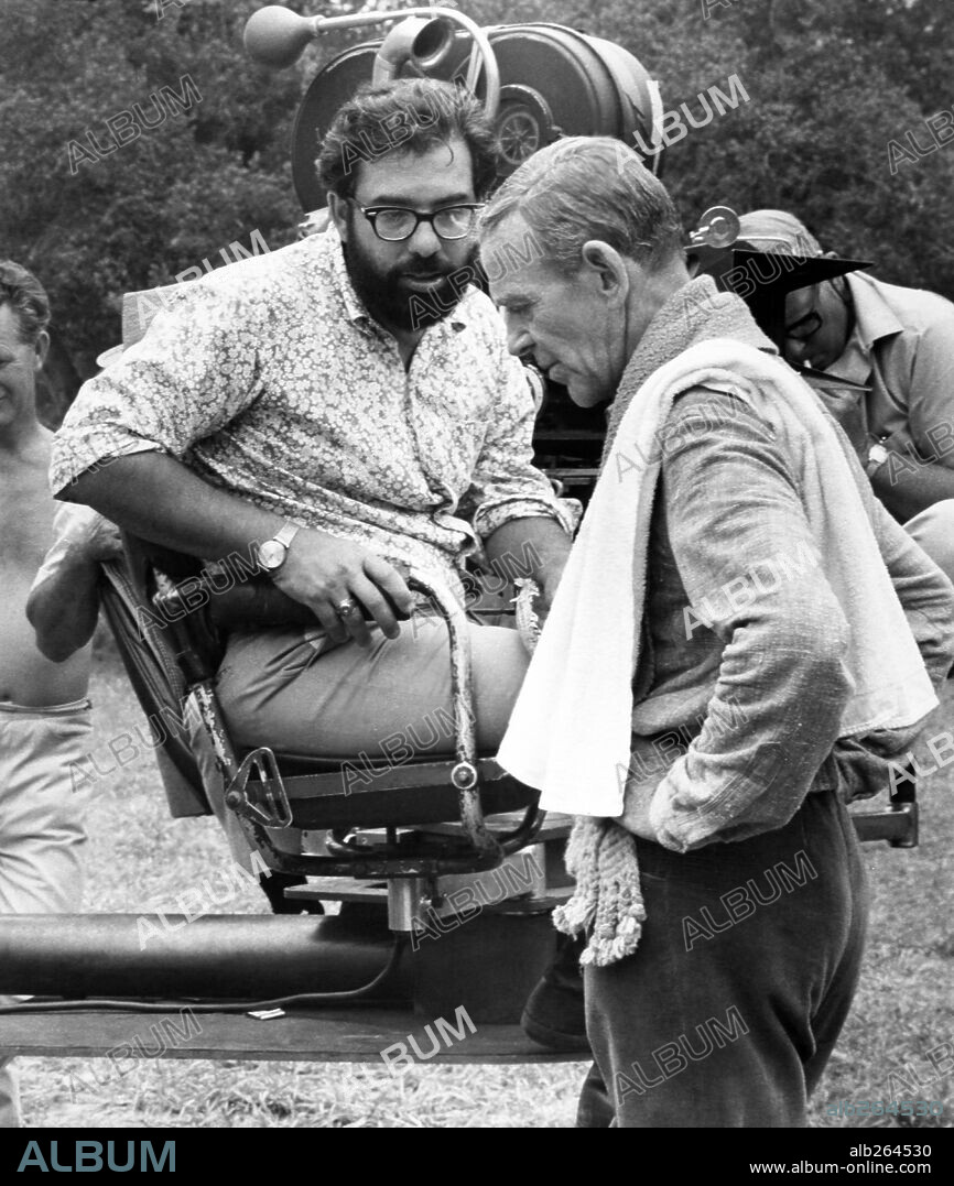 FRANCIS FORD COPPOLA und FRED ASTAIRE in FINIAN'S RAINBOW, 1968, unter der Regie von FRANCIS FORD COPPOLA. Copyright WARNER BROTHERS.