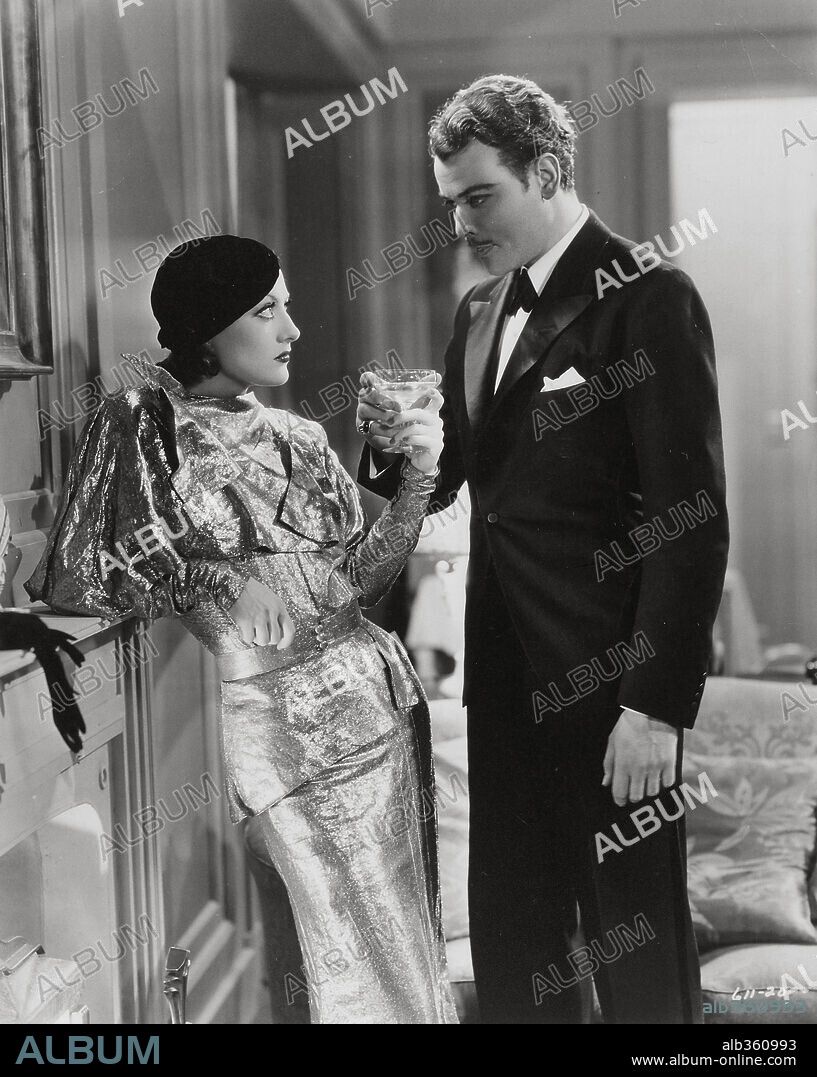 JOAN CRAWFORD and NILS ASTHER in LETTY LYNTON, 1932, directed by CLARENCE BROWN. Copyright M.G.M.