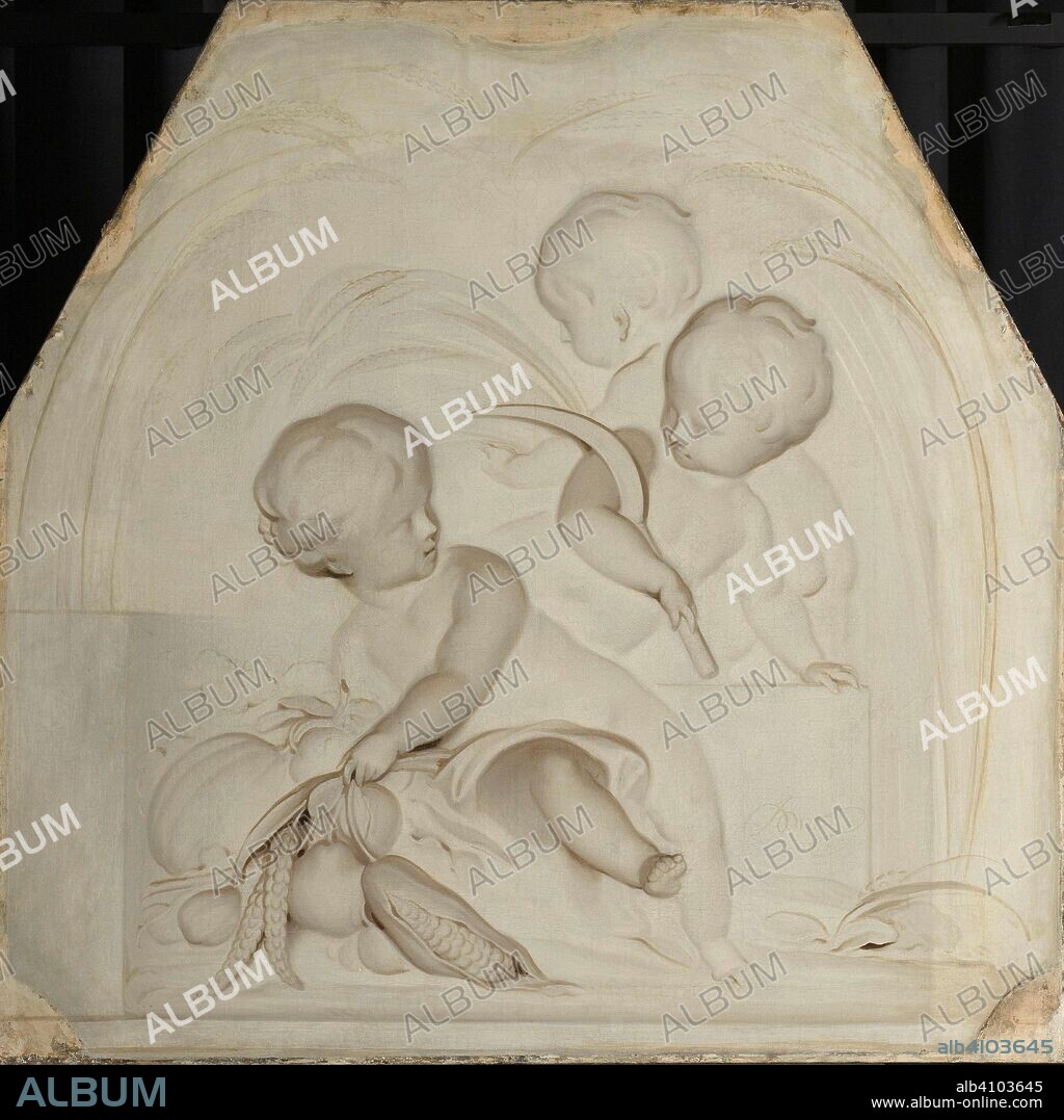 JACOB DE WIT (SIGNED BY ARTIST). Summer. The Summer. Dating: 1740. Measurements: h 109 cm × w 110.5 cm; w 8.6 kg.