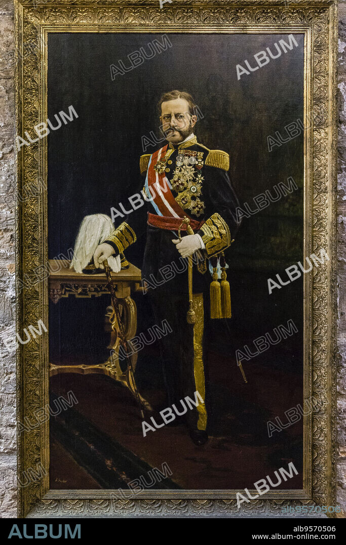 Natural portrait of General Valeriano Weyler, oil on canvas, by Joan Fuster, Castle of San Carlos, seventeenth century, Palma, Mallorca, Spain.