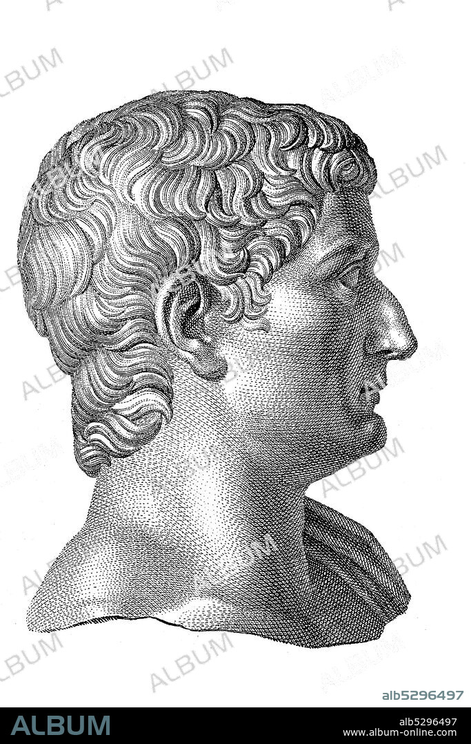 Tiberius Iulius Caesar Augustus, Tiberius Claudius Nero, 16 November 42 BC - 16 March 37 AD, was Roman emperor from 14 to 37 AD.