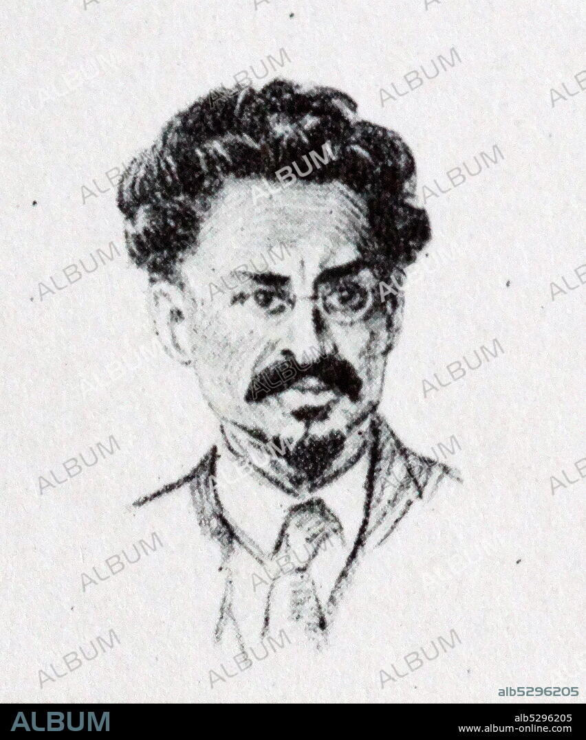 Leon Trotsky (1879 – 1940), Russian revolutionary, political theorist and politician. Commissar for Foreign Affairs from March 1918 to January 1925, Commissar for Military and Naval Affairs.