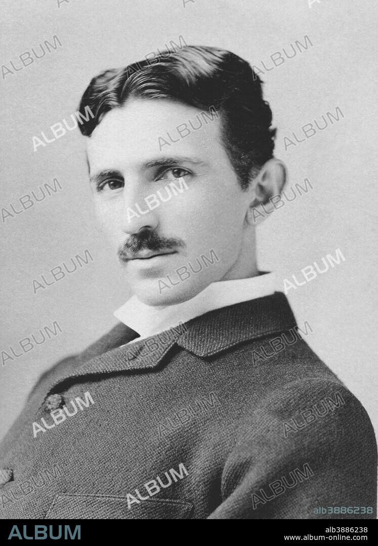 Inventor and scientist Nikola Tesla. circa 1890, by Napoleon Sarony.