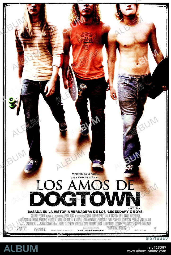 Poster de LOS AMOS DE DOGTOWN, 2005 (LORDS OF DOGTOWN), dirigida por CATHERINE HARDWICKE. Copyright COLUMBIA PICTURES.