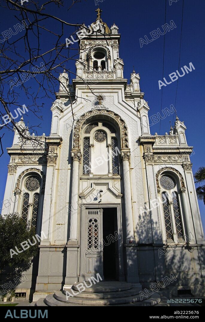 Iglesia de san Esteban de los Búlgaros (1871),cristiana ortodoxa. Barrio de Fener.Estambul.Turquia.